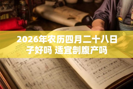 2026年农历四月二十八日子好吗 适宜剖腹产吗