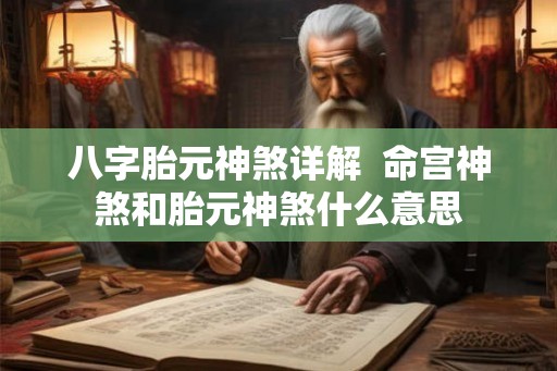 八字胎元神煞详解  命宫神煞和胎元神煞什么意思
