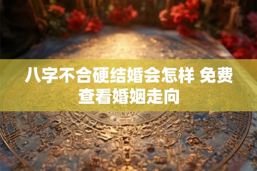 八字不合硬结婚会怎样 免费查看婚姻走向 八字不合硬结婚会怎样 免费查看婚姻走向