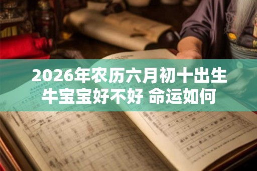 2026年农历六月初十出生牛宝宝好不好 命运如何 2026年农历六月初十出生牛宝宝好不好 命运如何