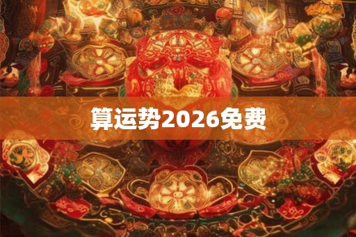 算运势2026免费