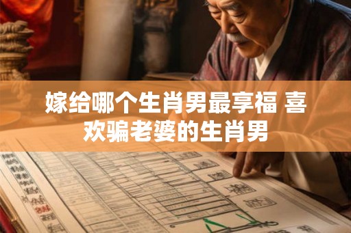 嫁给哪个生肖男最享福 喜欢骗老婆的生肖男