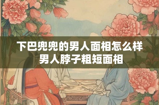下巴兜兜的男人面相怎么样 男人脖子粗短面相