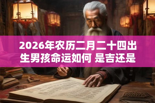 2026年农历二月二十四出生男孩命运如何 是吉还是凶