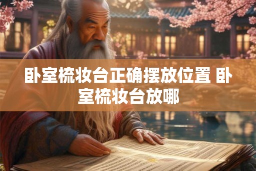 卧室梳妆台正确摆放位置 卧室梳妆台放哪