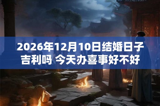 2026年12月10日结婚日子吉利吗 今天办喜事好不好