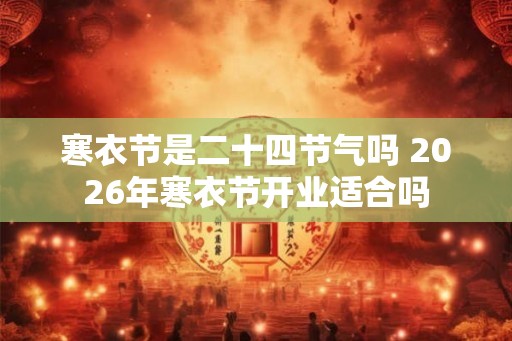 寒衣节是二十四节气吗 2026年寒衣节开业适合吗 寒衣节是二十四节气吗 2026年寒衣节开业适合吗
