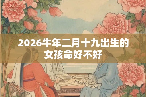 2026牛年二月十九出生的女孩命好不好