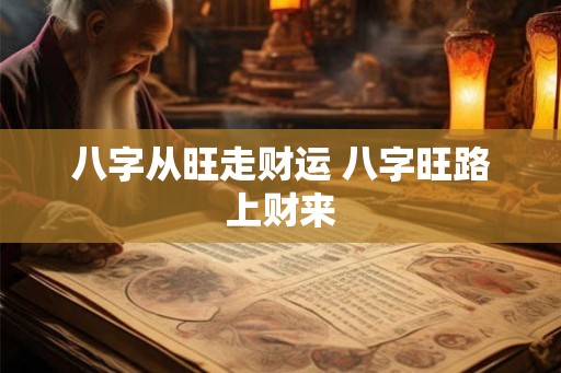 八字从旺走财运 八字旺路上财来