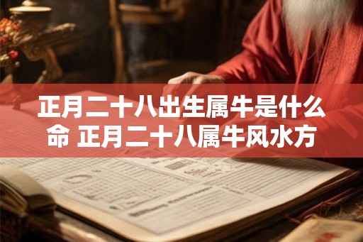 正月二十八出生属牛是什么命 正月二十八属牛风水方位