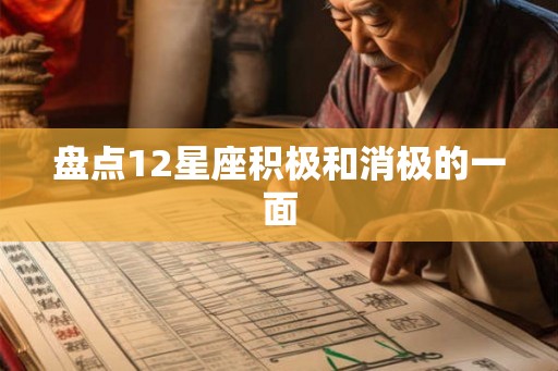 盘点12星座积极和消极的一面