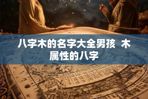八字木的名字大全男孩  木属性的八字