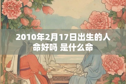 2010年2月17日出生的人命好吗 是什么命