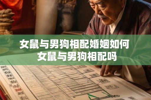 女鼠与男狗相配婚姻如何 女鼠与男狗相配吗 女鼠与男狗相配婚姻如何 女鼠与男狗相配吗