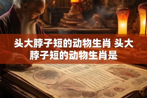 头大脖子短的动物生肖 头大脖子短的动物生肖是
