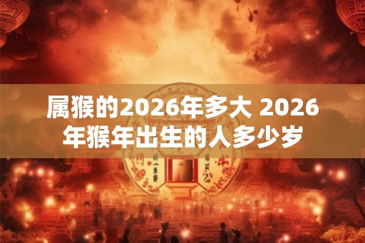 属猴的2026年多大 2026年猴年出生的人多少岁 属猴的2026年多大 2026年猴年出生的人多少岁