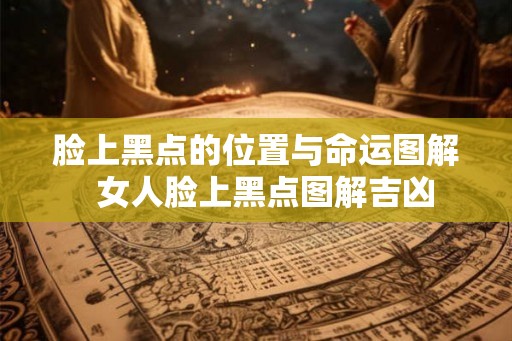 脸上黑点的位置与命运图解 女人脸上黑点图解吉凶 脸上黑点的位置与命运图解 女人脸上黑点图解吉凶