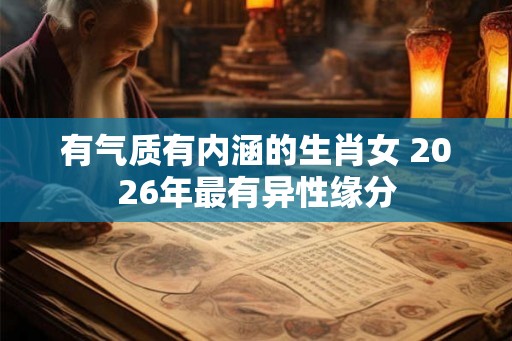 有气质有内涵的生肖女 2026年最有异性缘分