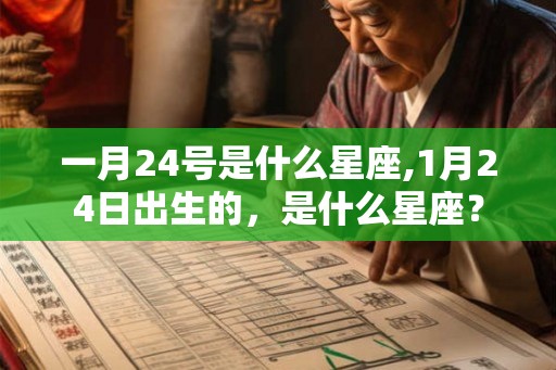 一月24号是什么星座,1月24日出生的,是什么星座? 一月24号是什么星座,1月24日出生的,是什么星座?