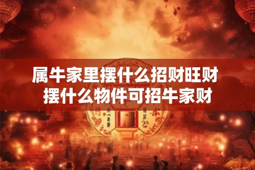 属牛家里摆什么招财旺财 摆什么物件可招牛家财 属牛家里摆什么招财旺财 摆什么物件可招牛家财