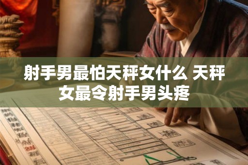 射手男最怕天秤女什么 天秤女最令射手男头疼 射手男最怕天秤女什么 天秤女最令射手男头疼