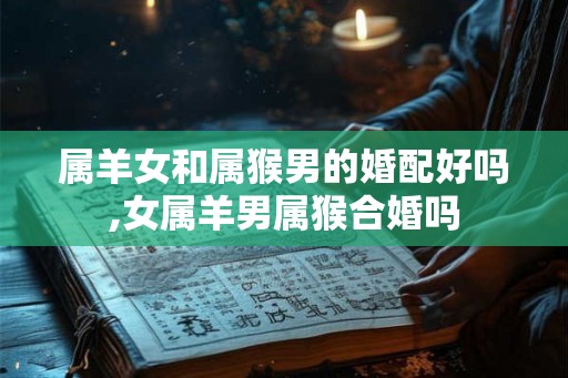 属羊女和属猴男的婚配好吗,女属羊男属猴合婚吗