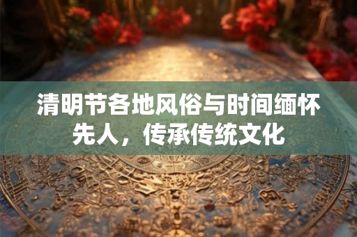 清明节各地风俗与时间缅怀先人，传承传统文化