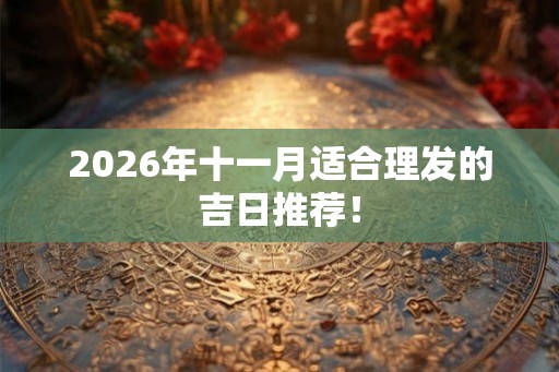 2026年十一月适合理发的吉日推荐！