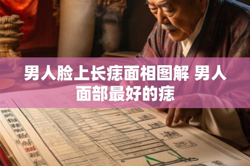 男人脸上长痣面相图解 男人面部最好的痣 男人脸上长痣面相图解 男人面部最好的痣