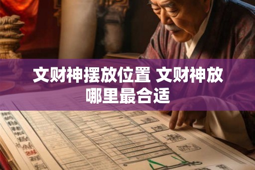文财神摆放位置 文财神放哪里最合适