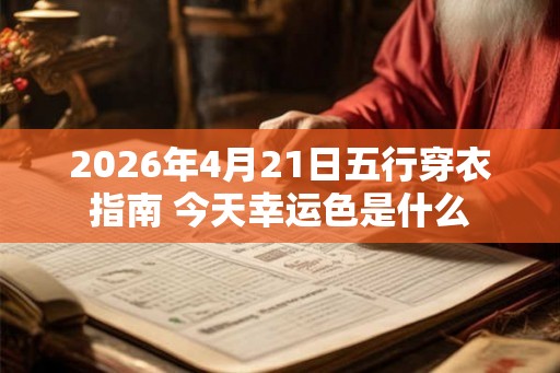 2026年4月21日五行穿衣指南 今天幸运色是什么