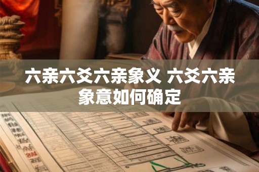 六亲六爻六亲象义 六爻六亲象意如何确定