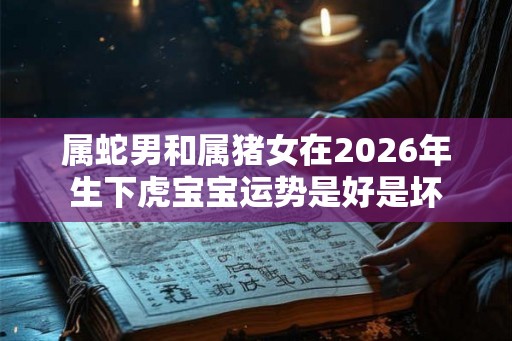 属蛇男和属猪女在2026年生下虎宝宝运势是好是坏