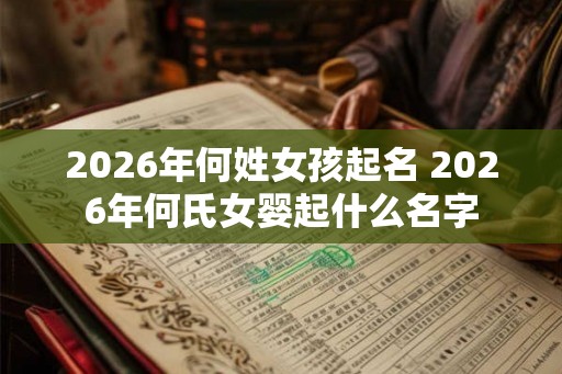 2026年何姓女孩起名 2026年何氏女婴起什么名字 2026年何姓女孩起名 2026年何氏女婴起什么名字