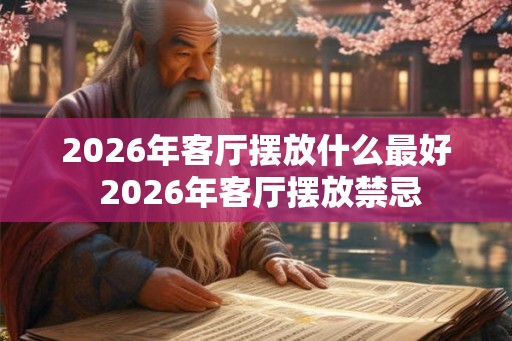 2026年客厅摆放什么最好 2026年客厅摆放禁忌
