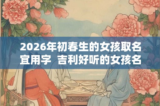 2026年初春生的女孩取名宜用字  吉利好听的女孩名字