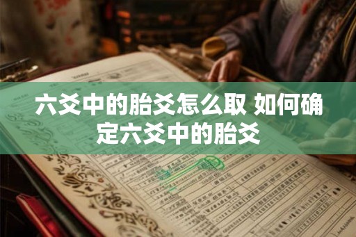 六爻中的胎爻怎么取 如何确定六爻中的胎爻 六爻中的胎爻怎么取 如何确定六爻中的胎爻