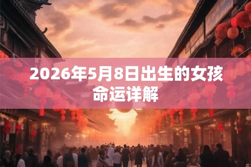2026年5月8日出生的女孩命运详解