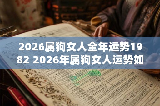 2026属狗女人全年运势1982 2026年属狗女人运势如何