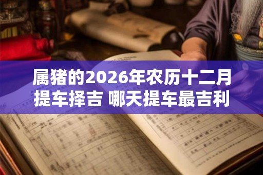 属猪的2026年农历十二月提车择吉 哪天提车最吉利