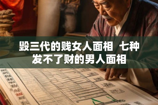 毁三代的贱女人面相 七种发不了财的男人面相 毁三代的贱女人面相 七种发不了财的男人面相