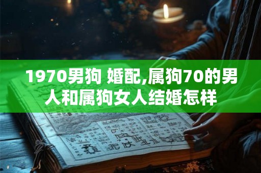 1970男狗 婚配,属狗70的男人和属狗女人结婚怎样