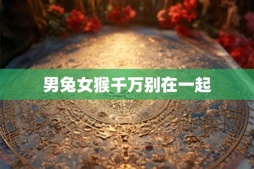 男兔女猴千万别在一起
