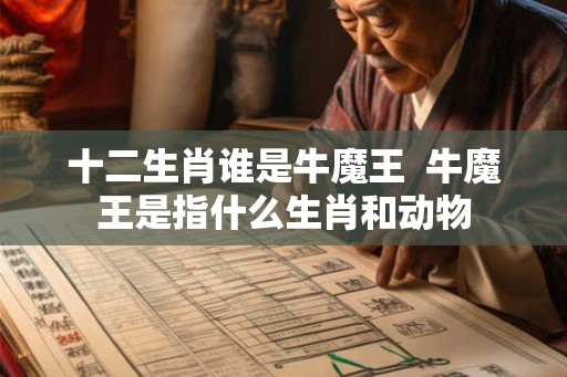 十二生肖谁是牛魔王  牛魔王是指什么生肖和动物