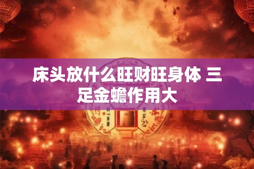 床头放什么旺财旺身体 三足金蟾作用大