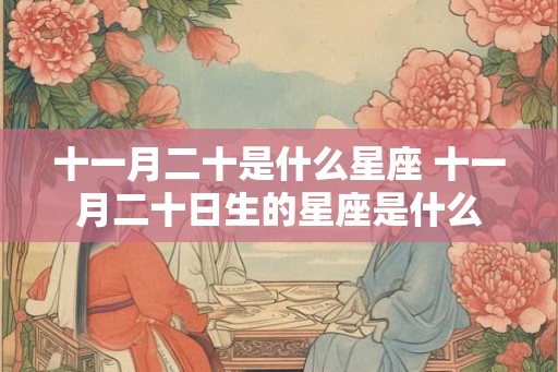十一月二十是什么星座 十一月二十日生的星座是什么