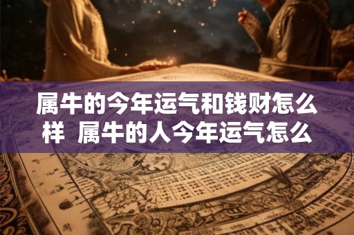 属牛的今年运气和钱财怎么样 属牛的人今年运气怎么样财运 属牛的今年运气和钱财怎么样 属牛的人今年运气怎么样财运