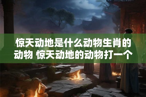 惊天动地是什么动物生肖的动物 惊天动地的动物打一个生肖