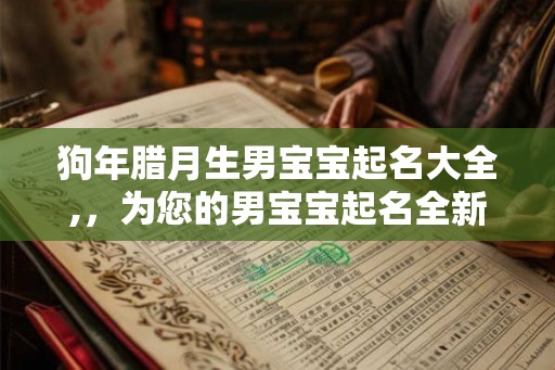狗年腊月生男宝宝起名大全,,为您的男宝宝起名全新攻略 狗年腊月生男宝宝起名大全,,为您的男宝宝起名全新攻略