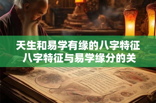 天生和易学有缘的八字特征 八字特征与易学缘分的关系